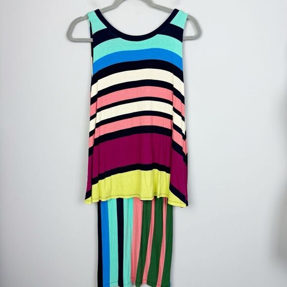 ANTHROPOLOGIE | MAEVE Davina Layered Stripe Print Dress Women’s Size Small - Picture 8 of 9